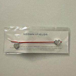 New Rodan And Fields Bracelet Red Charms B34